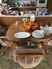 diningroom table and chairs