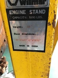 1,000 lb engine stand