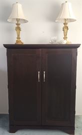 Decorator Lamps, Entertainment Center