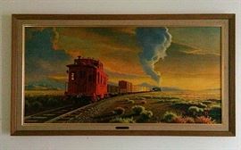 Vintage Locomotive Artwork by Paul Detlefsen