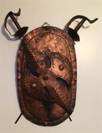 Metal Art Shield & Swords