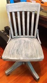 Wood Vintage Desk Chair