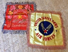 Vintage Pillow Cases US Navy & Army