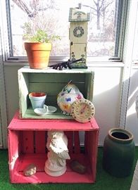 Antique Crates (Painted) & More