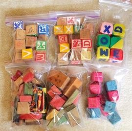 Vintage Children's & Baby Blocks