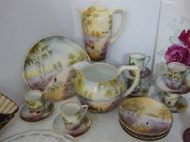 Hot Chocolate, Lemonade, Cake Set