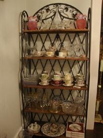 Various Collectible glass, Cup and Saucer Collection