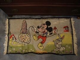 Vintage Mickey Mouse Rug