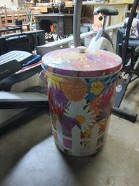Cool Vintage trash can