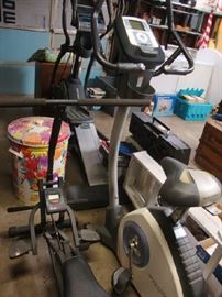 Exercise equipment that plays Video Games - Healthrider exerplay 200 fitness games and Life Trainer Aerobic Rider