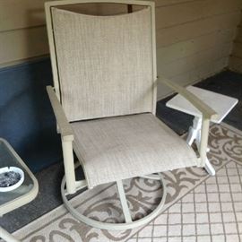 Outdoor Swivel Chair $ 50.00 (4 available)