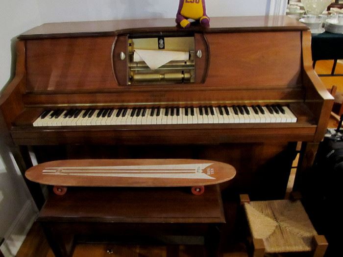 1940's player piano works great, will demo if interested.