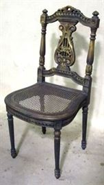 French carved chair