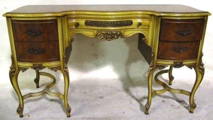 French carved vanity