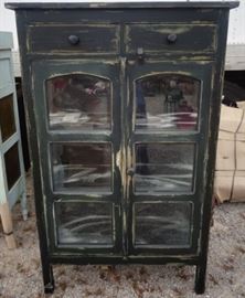 Paint decorated cabinet