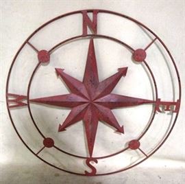 Metal compass star