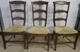 Set ladderback chairs