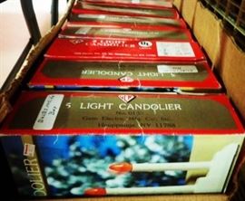 Box lot of Christmas lights