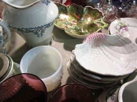 Nautical items & shaped dishes