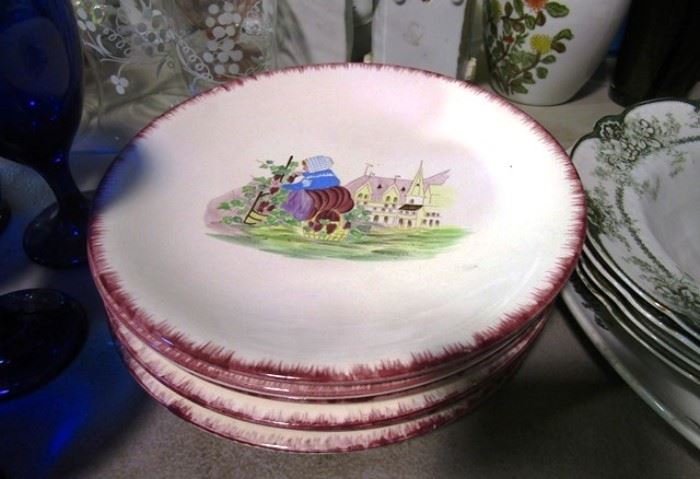 Plates made in Longchamp France