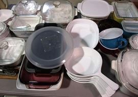 Covered kitchen storage items