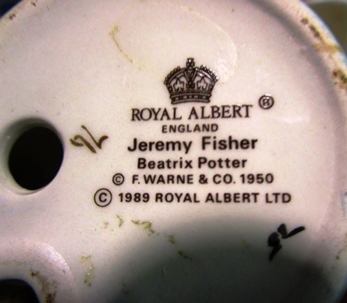Signed - made in England by Royal Albert