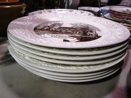 Set of plates - Presbyterian church High Point, NC