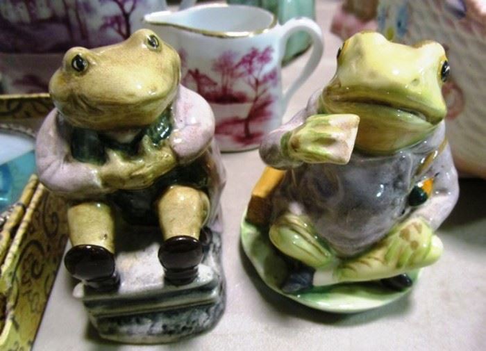 Beatrix Potter frogs