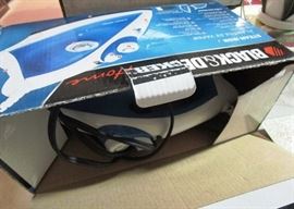 Black & Decker iron, in box