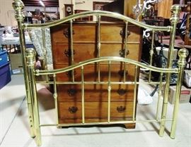 Brass bed