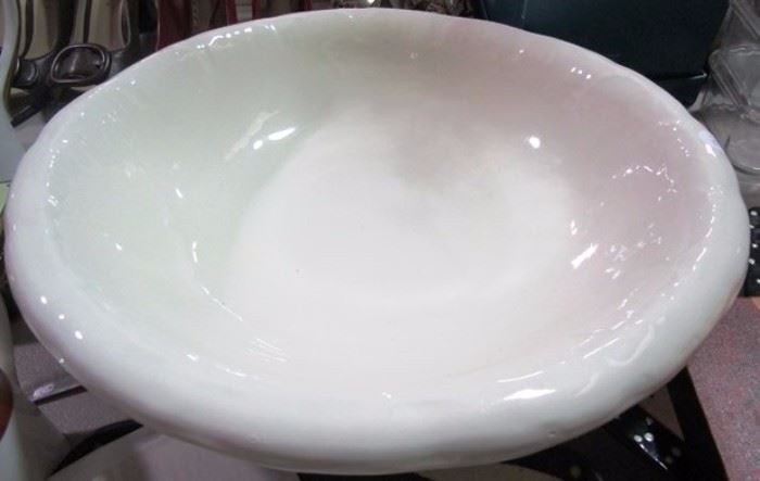 Large white bowl