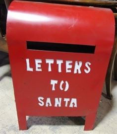 Letters to Santa mailbox - christmas decor