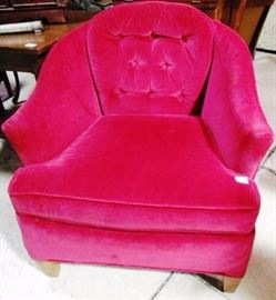 Vintage red chair