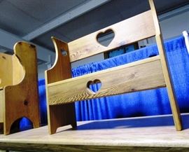 Wooden toddlers bench