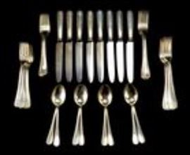 Bucellati sterling flatware set
