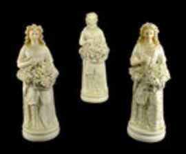 Parian ware bibesia figures