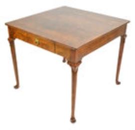Baker Queen Anne card table