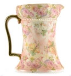 Royal Bayreuth rose tapestry pitcher