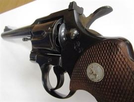 Colt .357 Magnum revolver Safety view