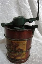 Salesman sample ice cream maker 