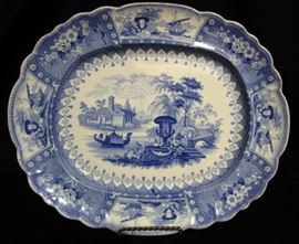 Nice transferware serving platter