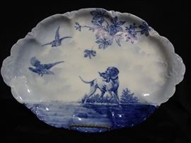 Hunt scene platter