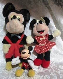 Lot of plush Mickey Mouse
