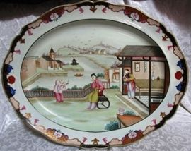 Massive Spode Oriental platter