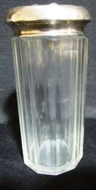 Sterling lidded sugar shaker