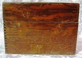 Early wood desk box