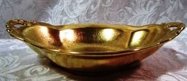Pickard gold overlay dish
