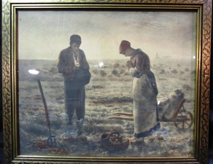 Early framed print