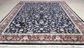 Nice blue Isfahan large rug