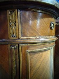 With satinwood inlay